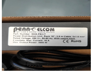 19" napájecí panel (PDU)